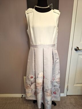 ​Ted Baker London Gilith Floral Midi Dress - Size 4 (US 10/12)